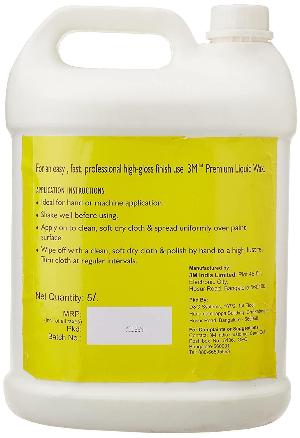3M Liquid Wax (5 L, Off-White)-Car Accessories-dealsplant
