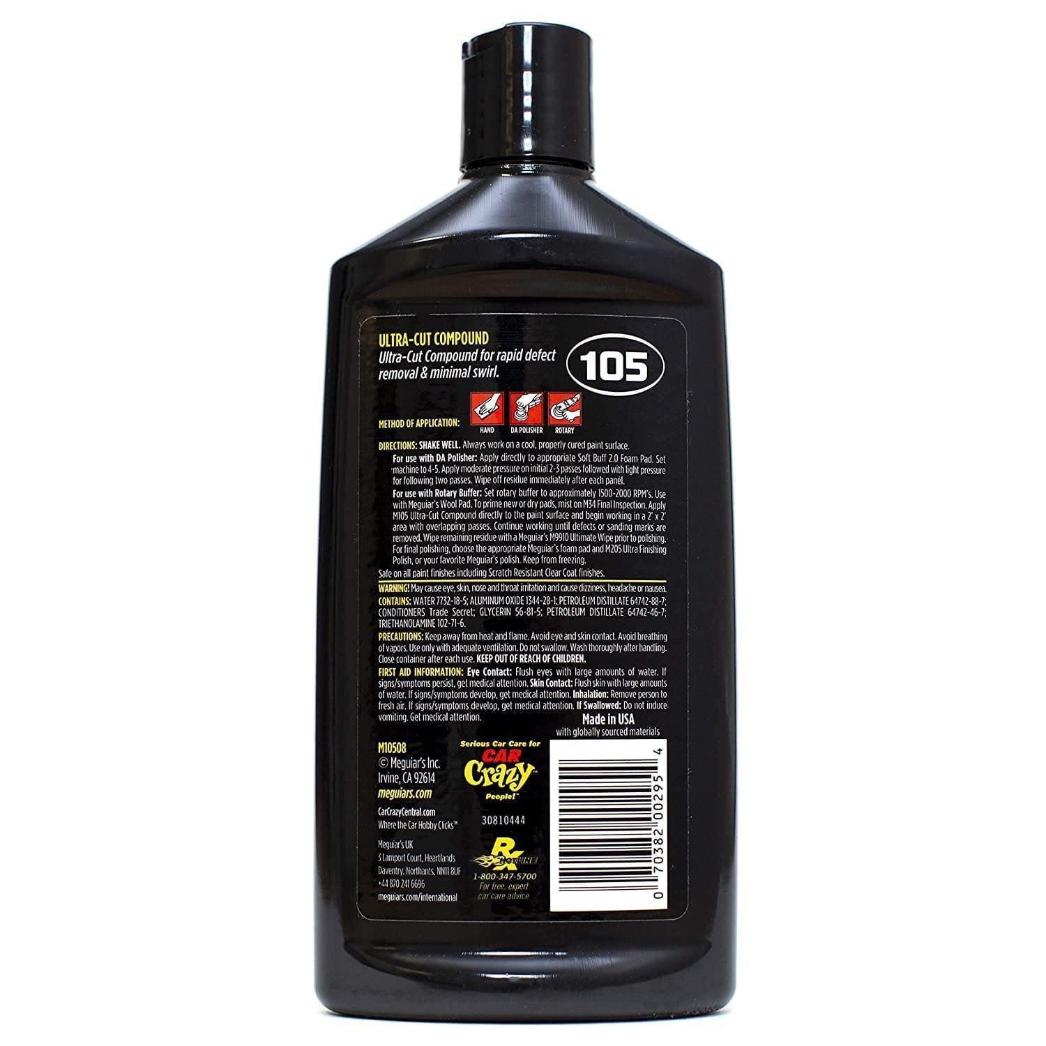 3M Meguiar's M105 Mirror Glaze Ultra-Cut Compound -8-Car Accessories-dealsplant