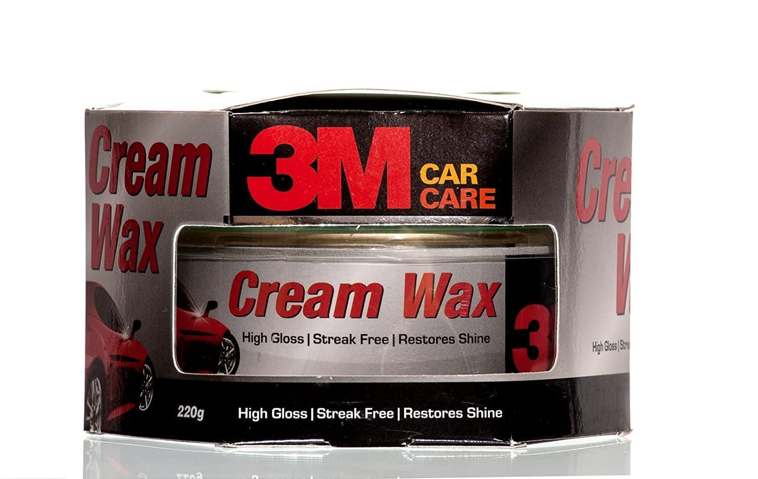 3M Specialty Cream Wax High Gloss Streak free restores shine (220 g)-Car Accessories-dealsplant