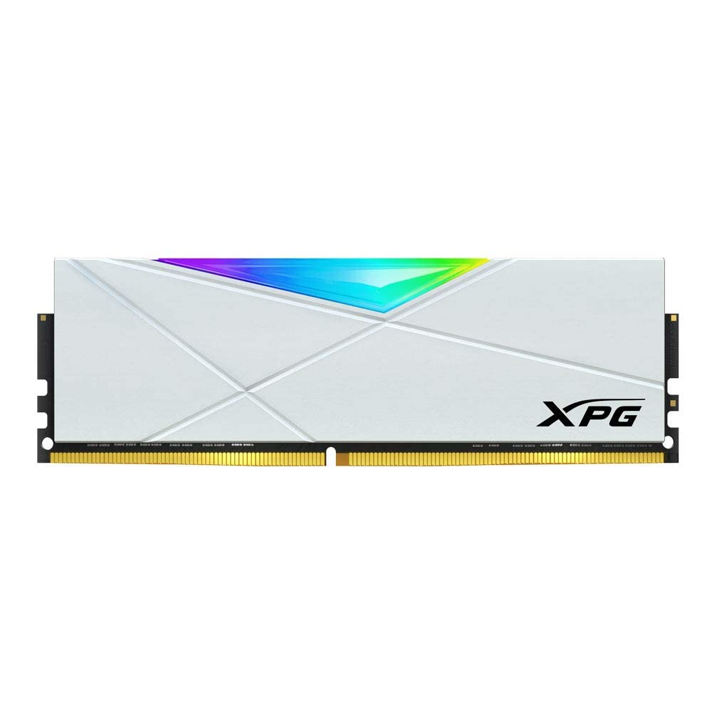 Adata XPG Spectrix D50 RGB 16GB (16GBx1) DDR4 3200MHz White-Computer Desktop RAM-dealsplant