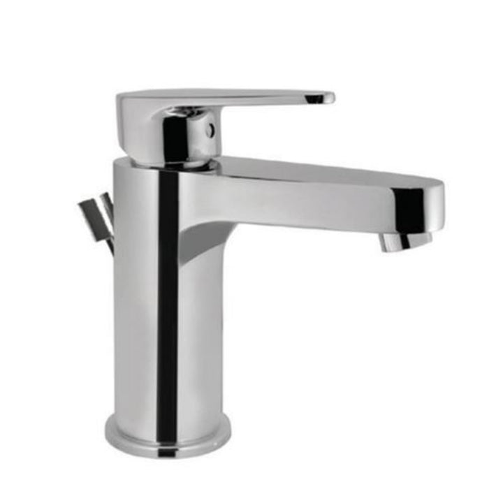 Jaquar Vignette Prime Single Lever Basin Mixer VGP_CHR-81051B with Popup Waste System & 450mm Long Braided Hoses-Basin Mixer-dealsplant