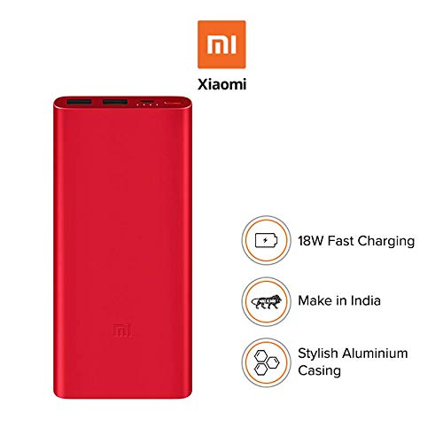 Mi 10000 mAh 3i Lithium Polymer Power Bank | Dual Input and Output Ports | 18W Fast Charging | Metal Body-Power Bank-dealsplant