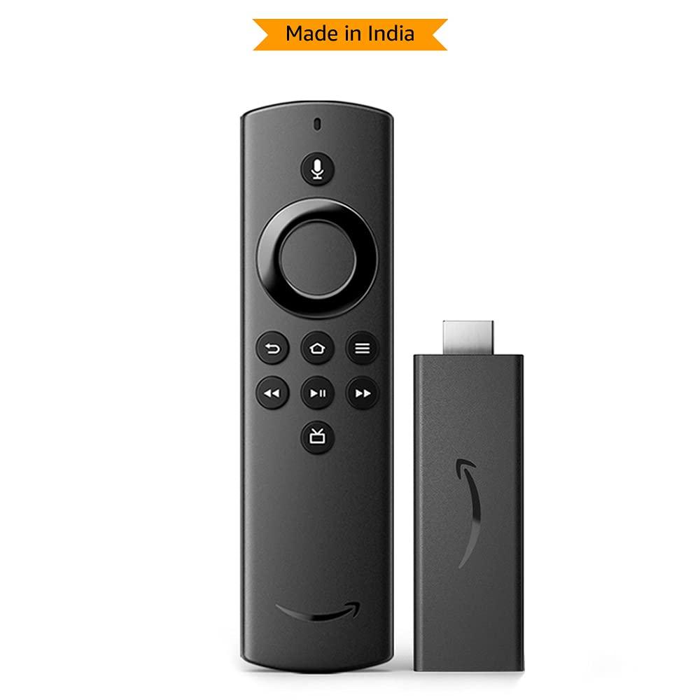 Amazon Fire TV Stick Lite with Alexa Voice Remote Lite Stream HD Quality Video No power and volume buttons & Get 1 AVITA BULB FREE (WORTH rs-1299) Exclusive for Deals plant customers.-Streaming & Home Media Players-dealsplant