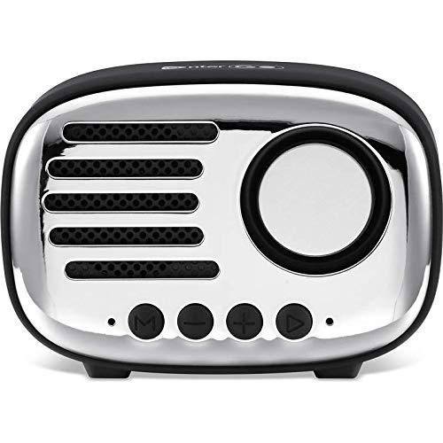 Enter-Go - Boomer Melody - HD Stereo Sound Bluetooth Speaker with USB Mode, TF Card, FM Radio and AUX (Silver)-Speakers-dealsplant