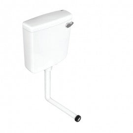 Essco cisterns Smart Single Flush Wall Hung Cistern WHE-WHT-183NL Smart Single Flush Wall Hung Cistern with 39mm-Wall Hung Cistern-dealsplant