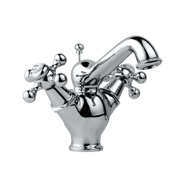Jaquar QUEEN’S Monoblock Basin Mixer with Popup Waste QQT-CHR-7167B-Basin Mixer-dealsplant