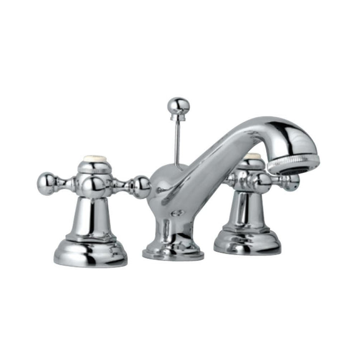 Jaquar QUEEN’S 3 Hole Basin Mixer with Popup Waste System QQT-CHR-7191-Basin Mixer-dealsplant