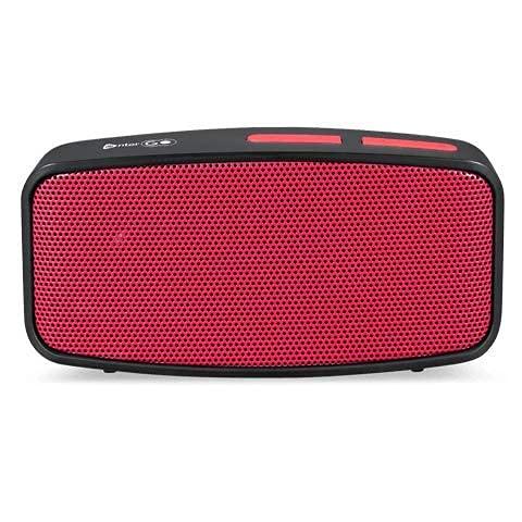 Enter-Go - Boomer Brick - HD Stereo Sound Bluetooth Speaker with USB Mode, TF Card, FM Radio and AUX (RED)-Speakers-dealsplant