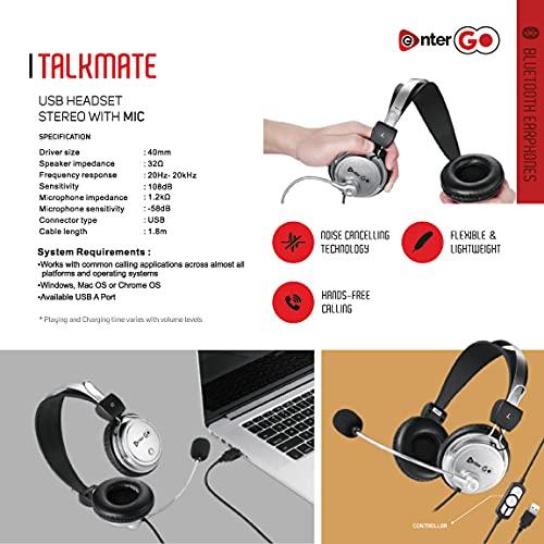 Enter Go USB Headset Talkmate-Headphones-dealsplant