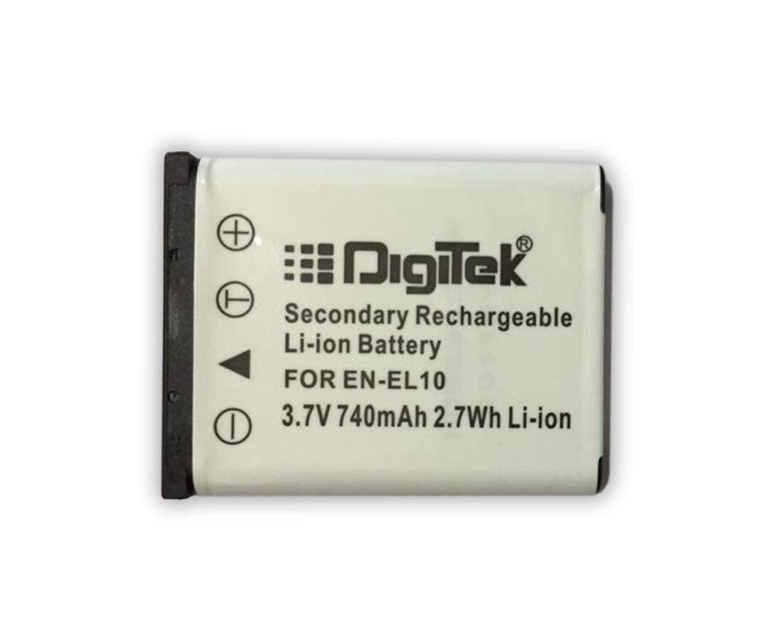 Digitek EN-EL10 740mAh Li-ion Rechargeable Battery for Cameras (6 month warranty)-Camera Batteries-dealsplant