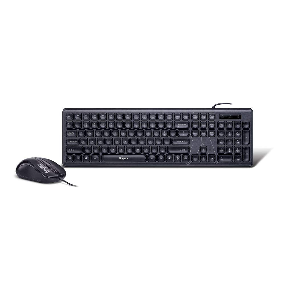 Finger's Velvet Combo C4 Slim Keyboard and Mouse-Keyboards-dealsplant