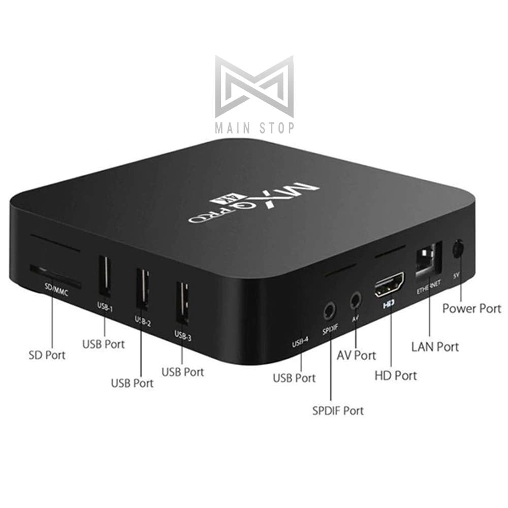 4K Android 10.0 TV Box with 2GB RAM/16GB ROM 64Bit Quad Core Processor…-TV Converter Boxes-dealsplant