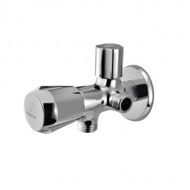 Essco Marvel 2-Way Angle Valve Faucet MQT-CHR-526AFKN with Wall Flange Also available MQT-ESS-526AKN 2 Way Angle Valve-2-Way Angle Valve-dealsplant