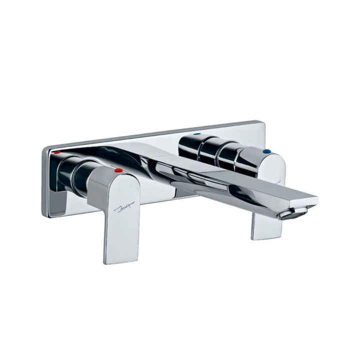 Jaquar Lyric Built In Two In Wall Stop Valves LYR-CHR-38433 with Basin Spout-Wall Stop Valves-dealsplant