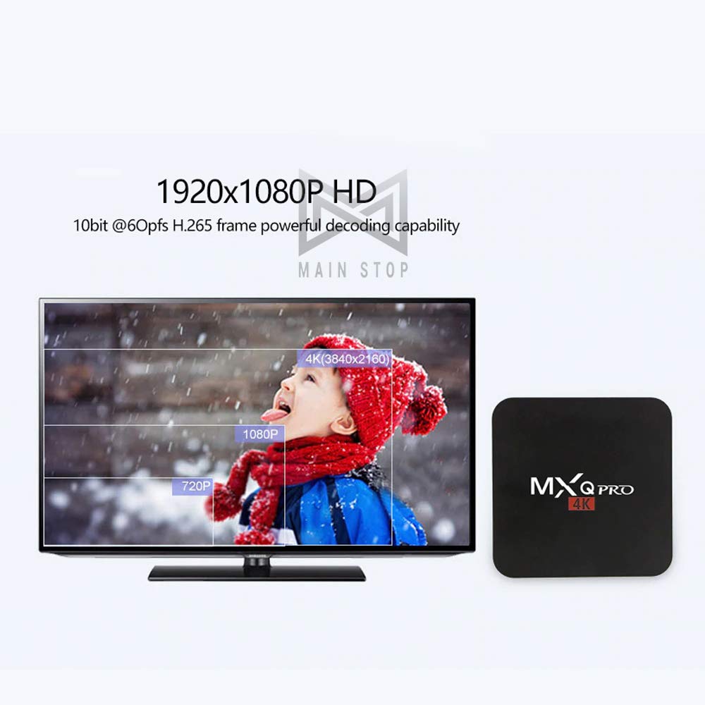 4K Android 10.0 TV Box with 2GB RAM/16GB ROM 64Bit Quad Core Processor…-TV Converter Boxes-dealsplant