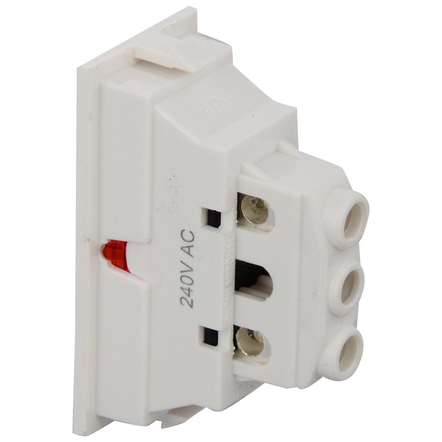 Anchor Roma Polycarbonate Neon Indicator Red 21180 White-Electronics Tools-dealsplant