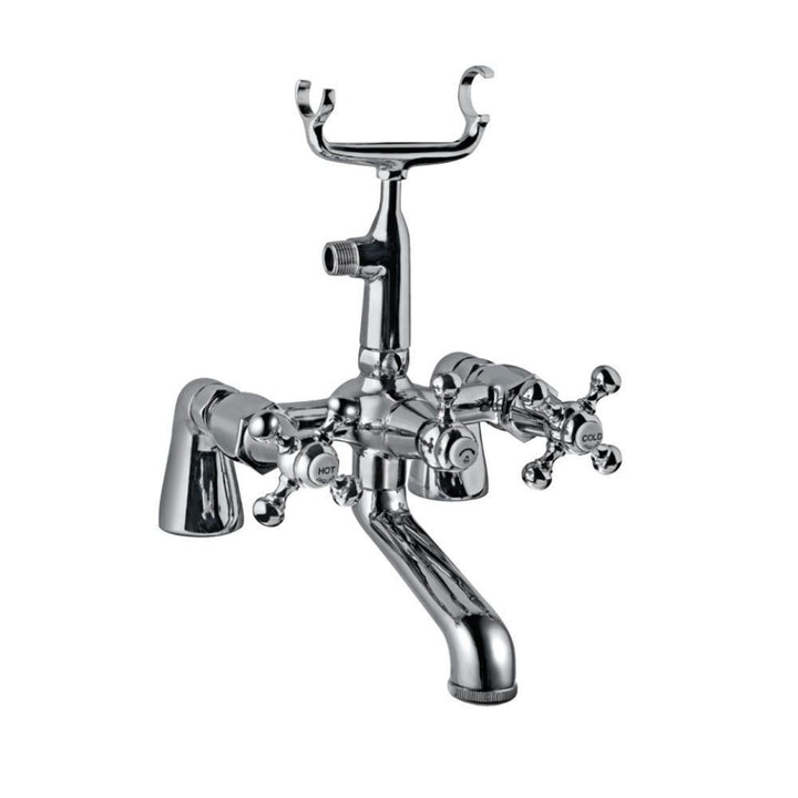 Jaquar Queen’s Bath & Shower Mixer with Telephone Shower Crutch QQT-7271 without Shower & Shower Hose), Deck Mounted-Shower Mixer-dealsplant