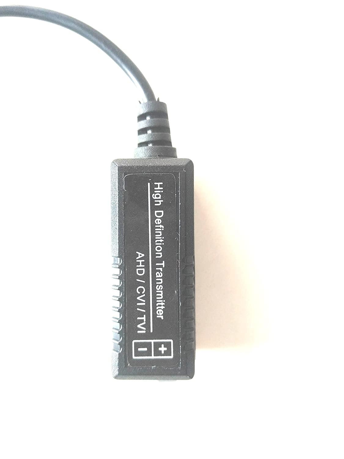 Passive Video Balun for Cctv HD Camera (Black)-cctv accessories-dealsplant