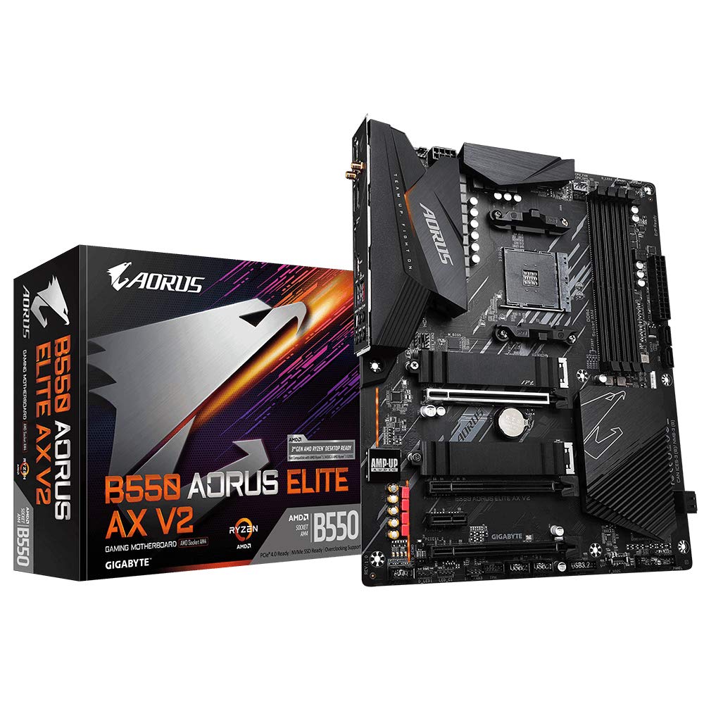 Gigabyte B550 AORUS Elite AX V2 (Wi-Fi) Motherboard Supports 3rd Gen AMD Ryzen Processors-Motherboard-dealsplant