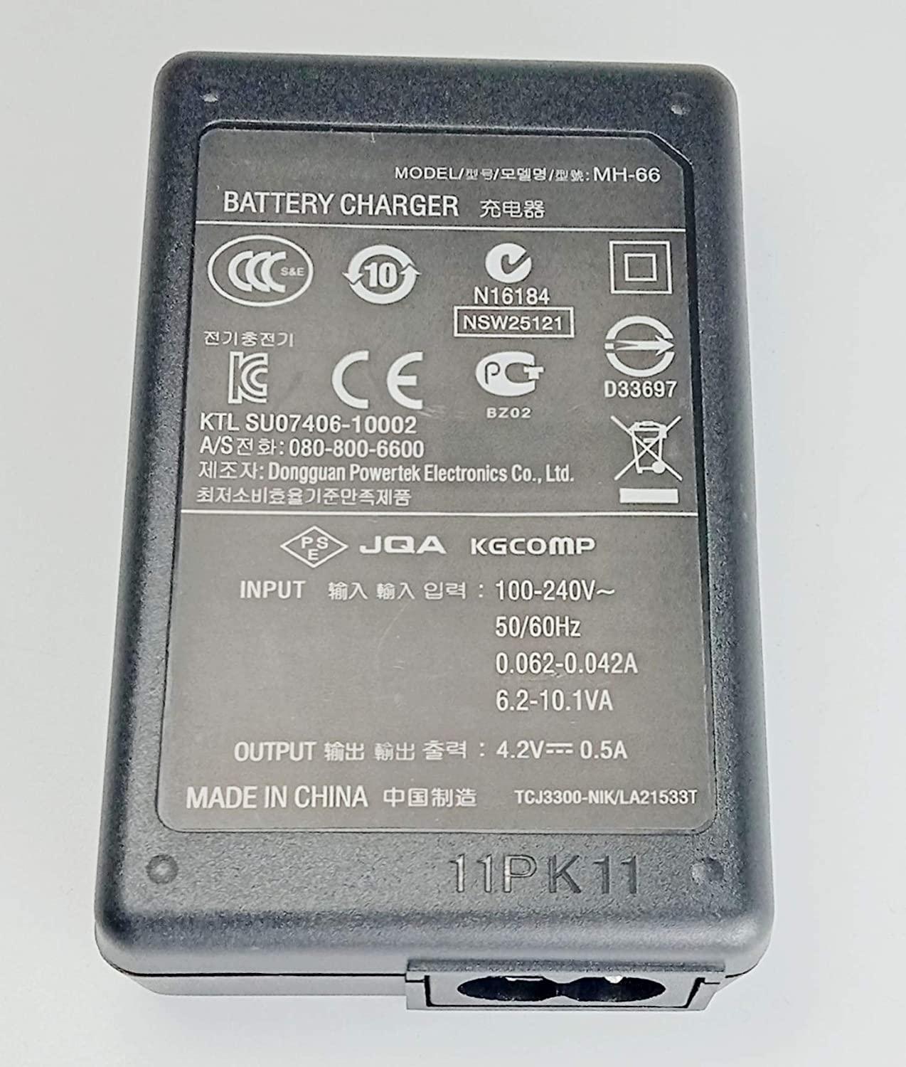 Charger for EN-EL19 MH-66 for S100 S2500 S2600 S2700 S2750 S3100 S3200 S3300 S3400 S3500 S3600 S4100 S4150 S4200 S4300 S4400 S5200 S5300 S6400 S6500 S6600 S6800 (6 month warranty)-Camera Battery Chargers-dealsplant