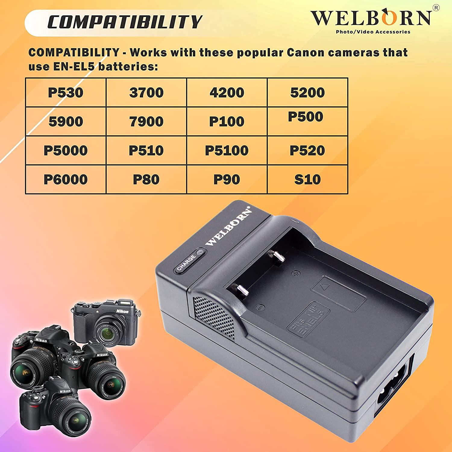 Camera Battery Charger for EN-EL5 Battery (6 month warranty)-Camera Battery Chargers-dealsplant