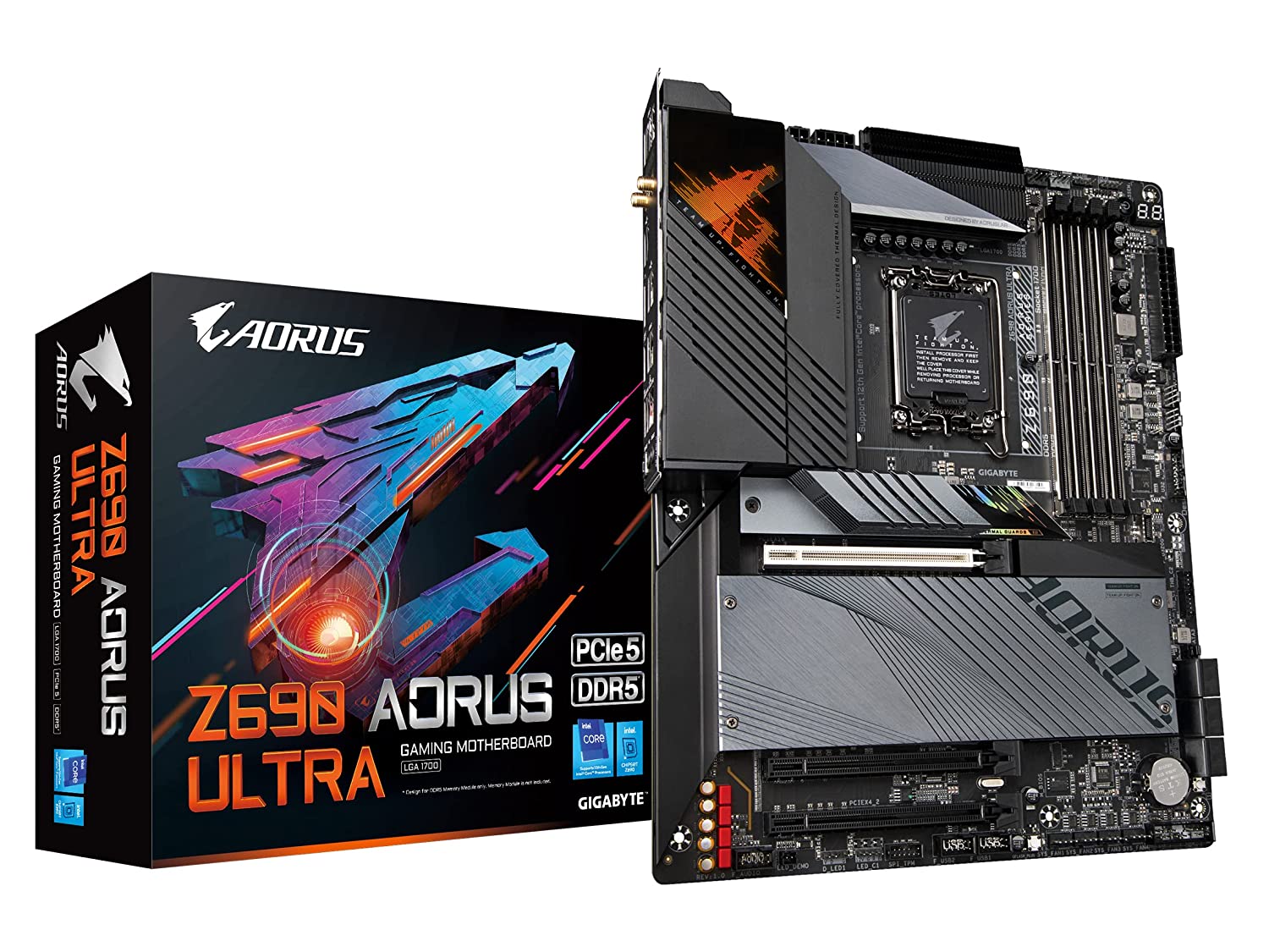 Gigabyte Z690 Aorus Ultra (Wi-Fi) Motherboard Intel LGA 1700 Socket: Supports 12th Gen Intel Core Series Processors-Motherboard-dealsplant