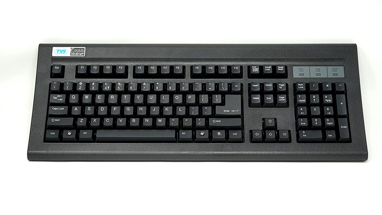 TVS Electronics USB Gold Keyboard Black-Keyboards-dealsplant