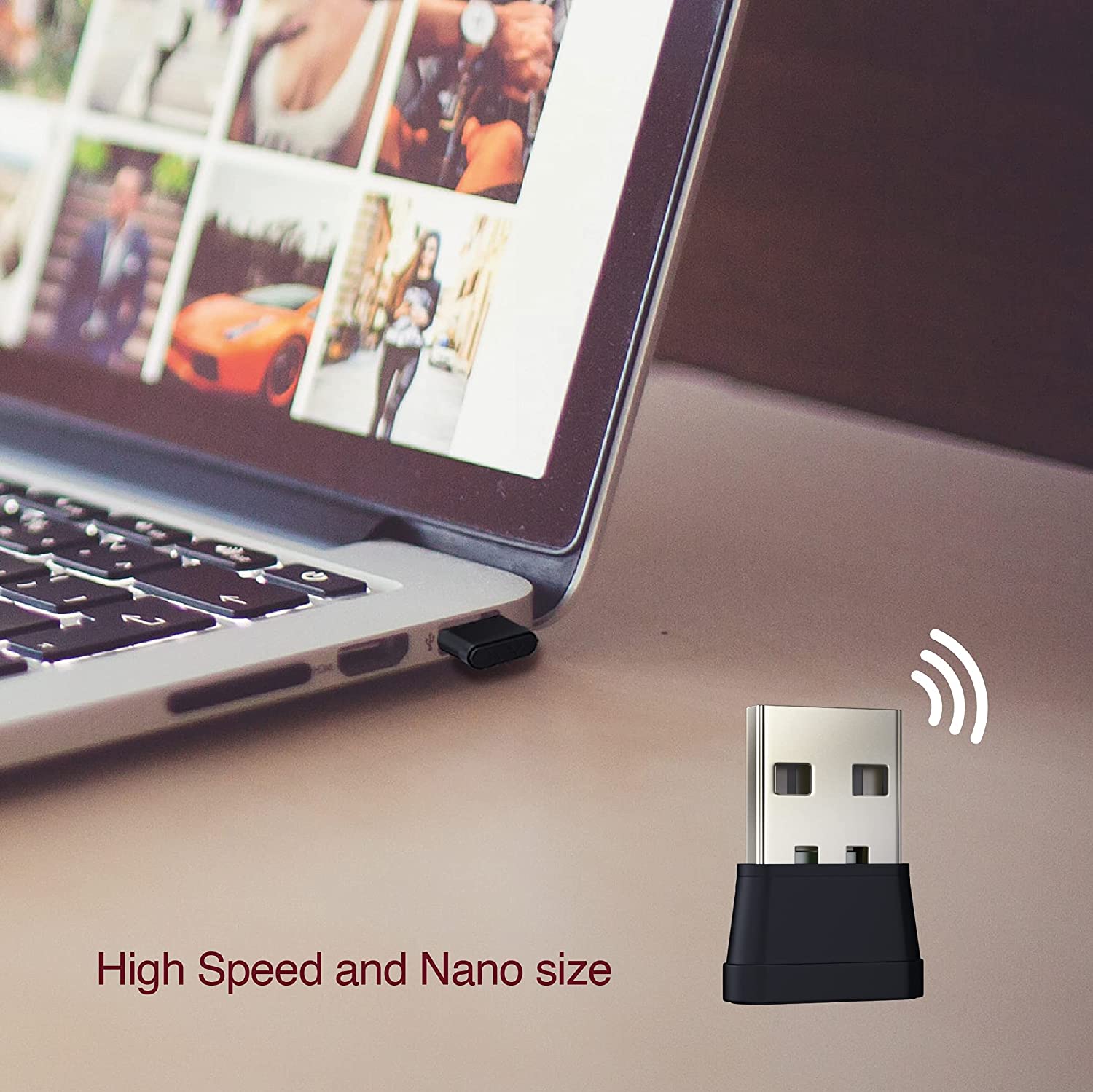 FINGERS FWF300 Wi-Fi USB Adapter (Nano-Sized High Speed and Wi-Fi Compatible with Windows, Linux, and Mac Speed up to 300 Mbps)-wifi Adapter-dealsplant