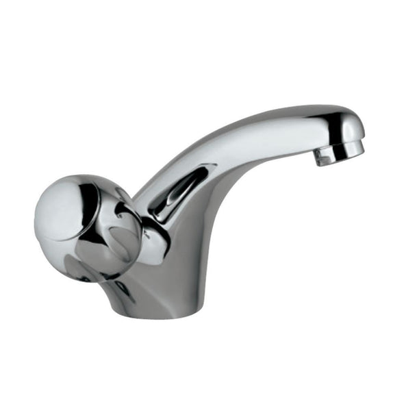 Jaquar Clarion Swan Neck Tap with Left Hand Operating Knob CQT-CHR-23123-Swan Neck Tap-dealsplant
