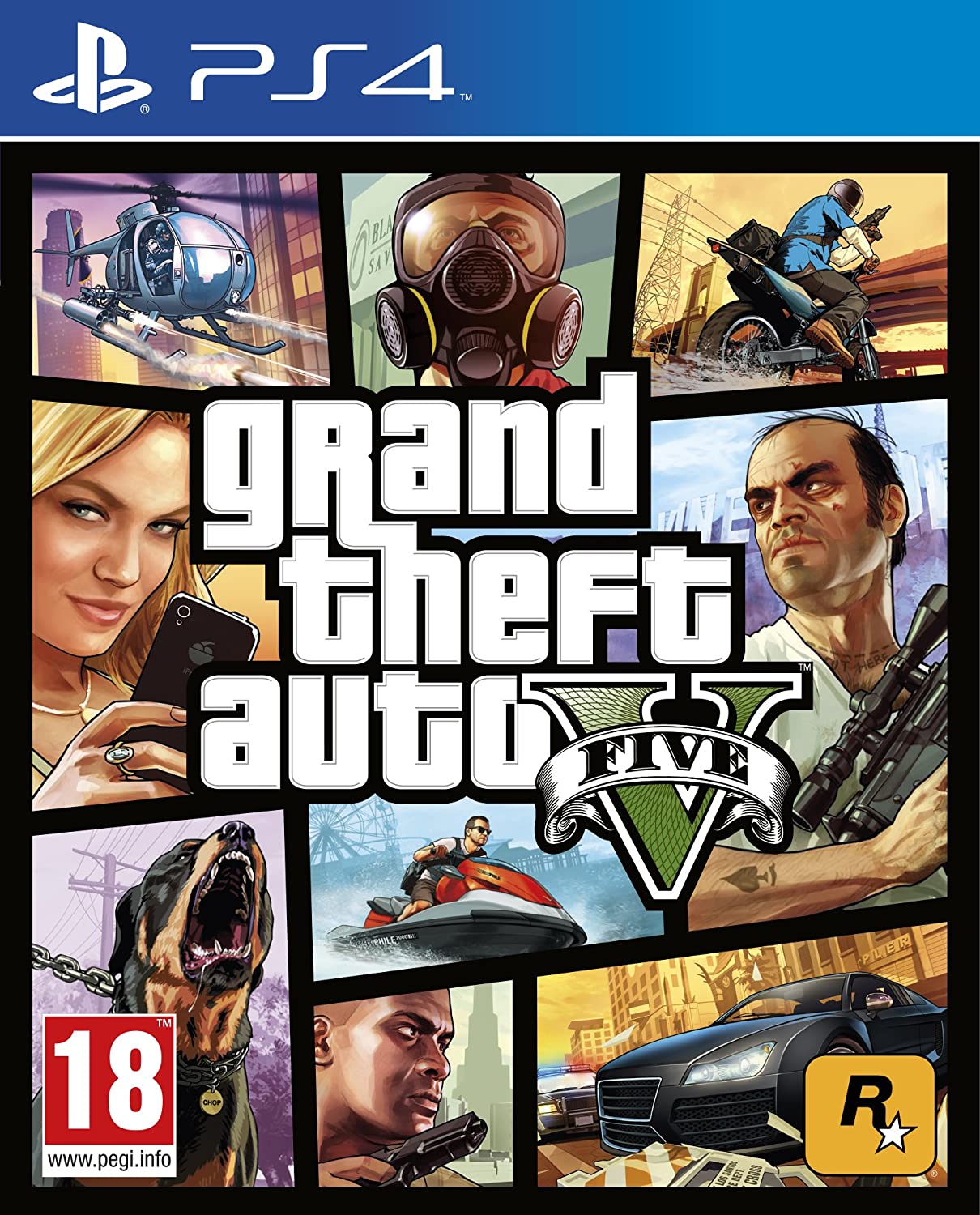Rockstar Grand Theft Auto V PS4-Games-dealsplant