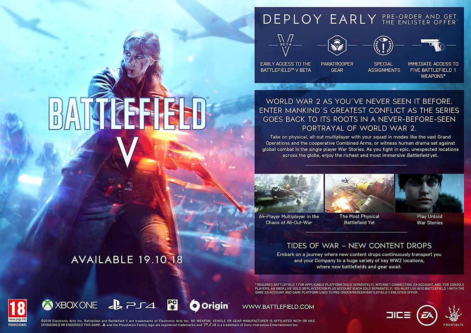 Battlefield V PS4-Games-dealsplant