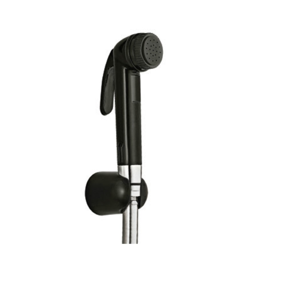 Essco Allied Hand Shower ALE-BLK-585 (Health Faucet) (ABS Body) with 1 Meter Long Easy Flex Tube in Chrome Finish & Wall Hook-hand shower-dealsplant