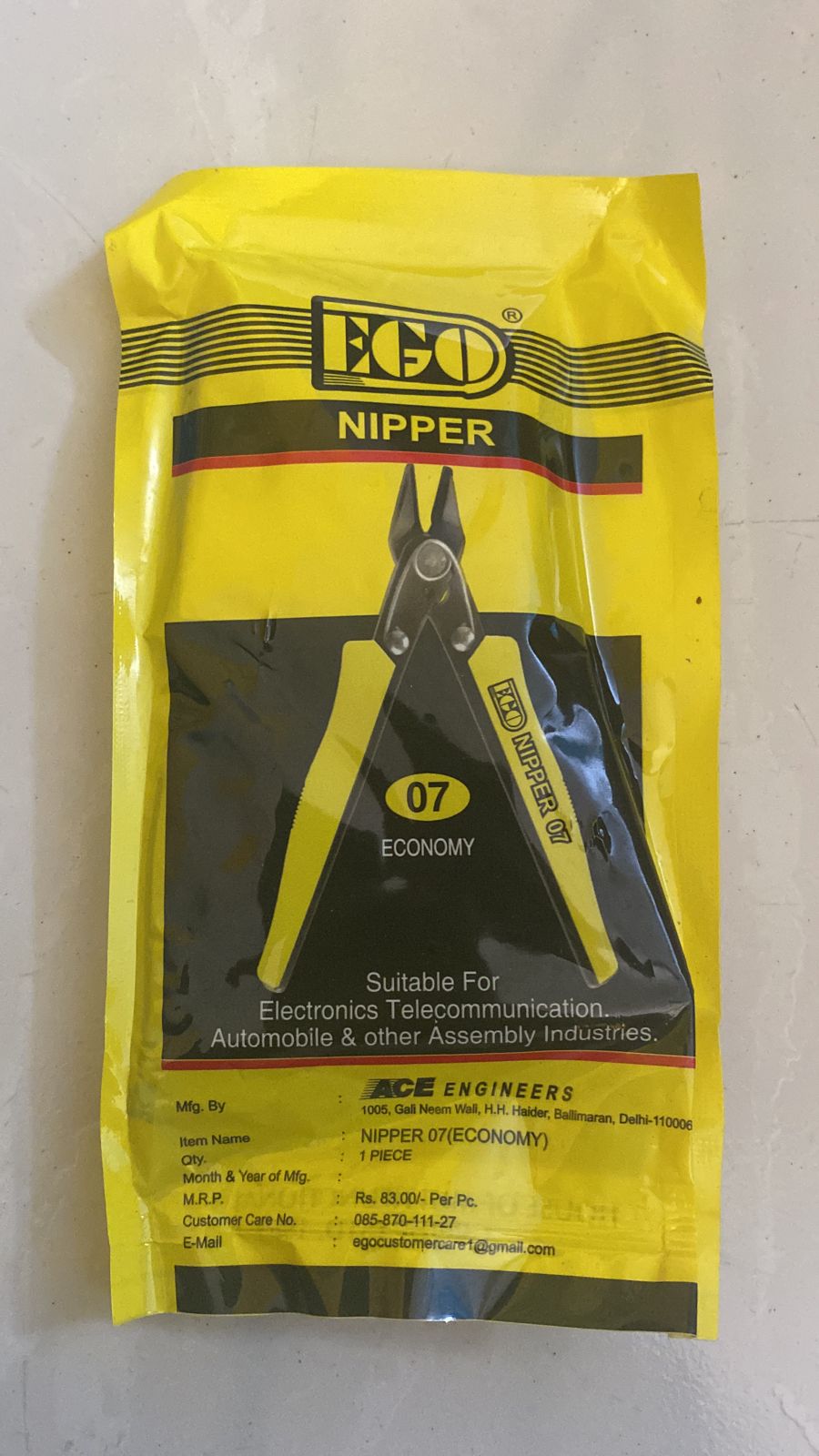 EGO Nipper Wire Cutter, Model 07 Economy-Wire Cutter or Stripper-dealsplant