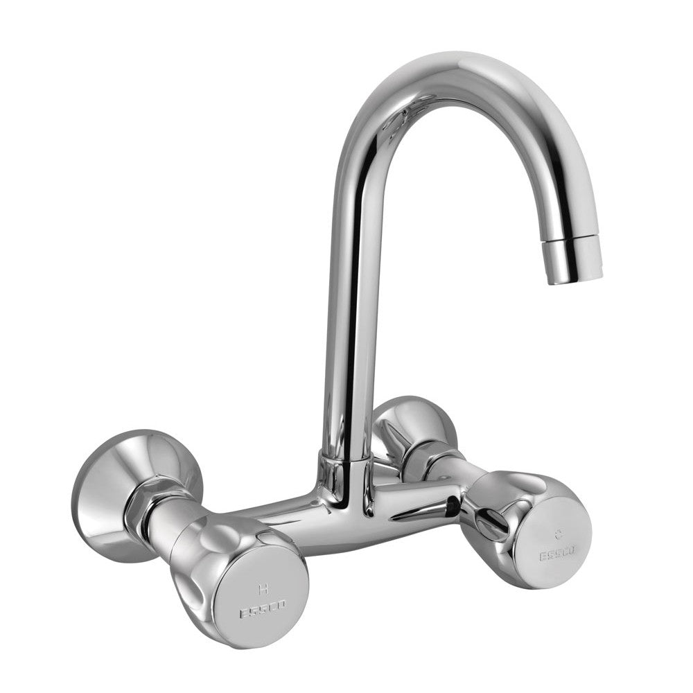 Essco Sumthing Special SQT-CHR-521S Sink Mixer with Swinging Pipe Spout (Wall Mounted Model)-sink mixer-dealsplant