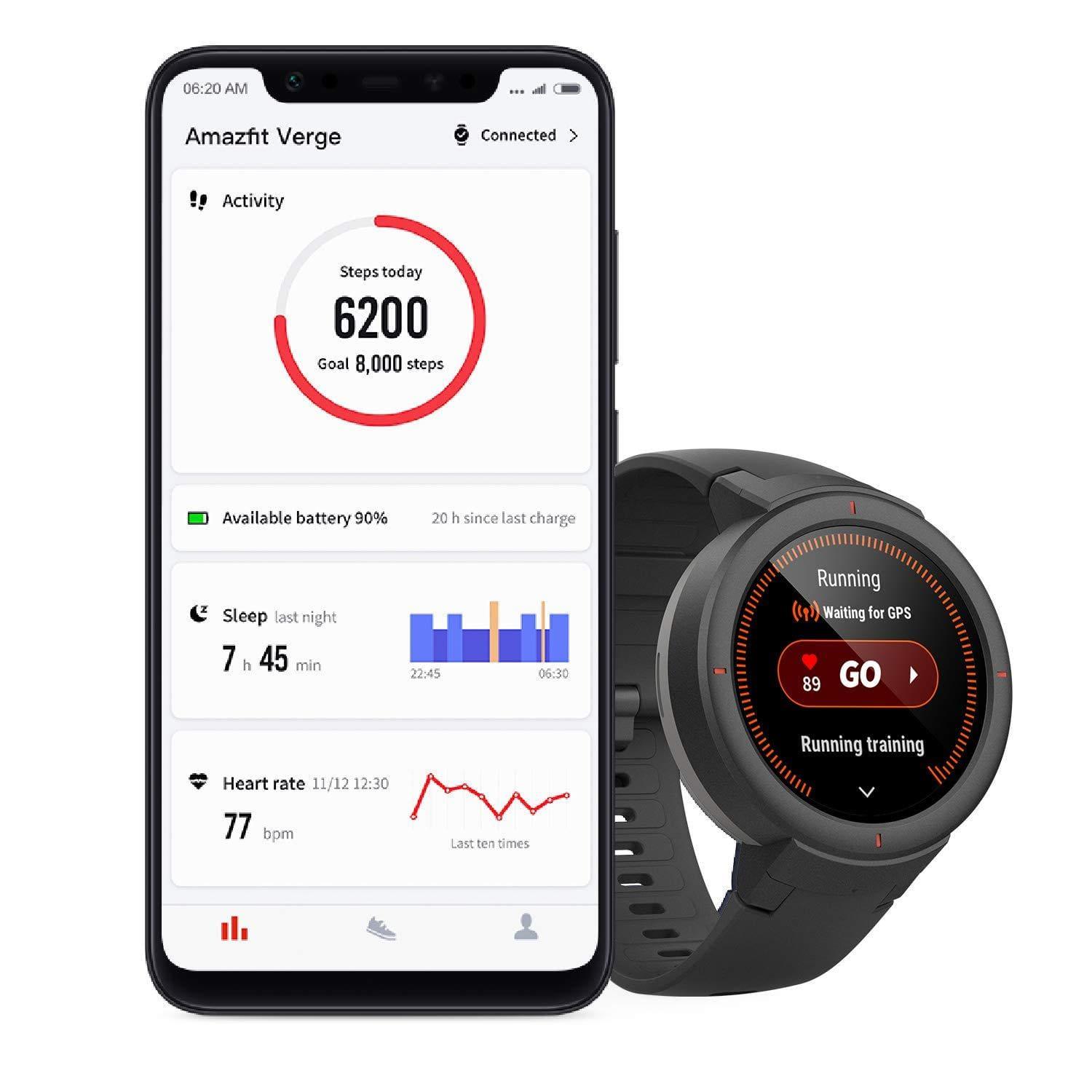 Amazfit Verge Phone Call Smart Watch with Alexa-Smart Watch-dealsplant
