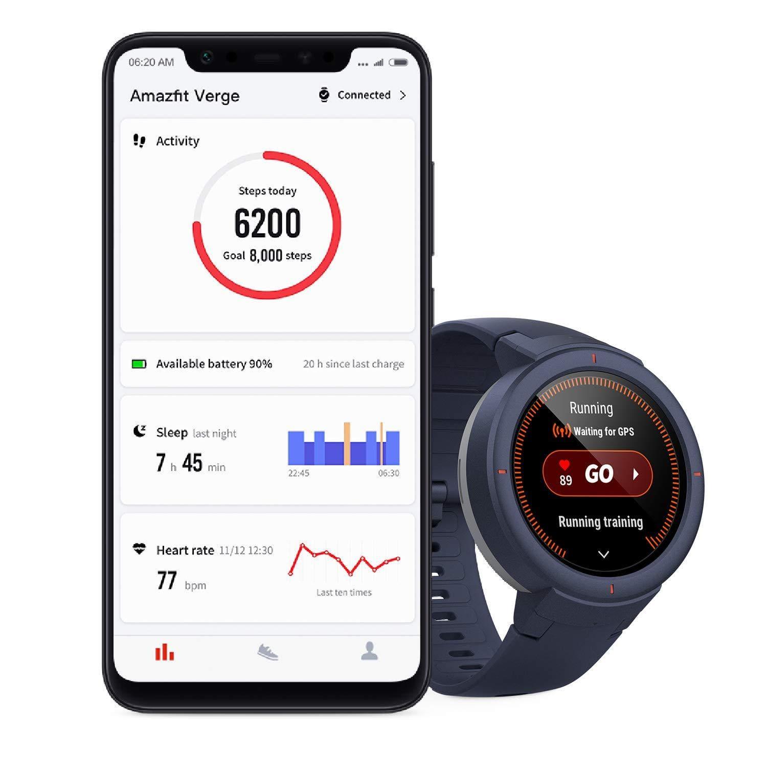 Amazfit Verge Phone Call Smart Watch with Alexa-Smart Watch-dealsplant