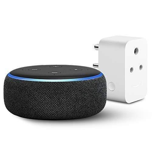Amazon Echo Dot (3rd Gen) - #1 smart speaker brand in India with Alexa (Black) Get 1 AVITA BULB FREE (WORTH rs-1299) Exclusive for Deals plant customers.-Audio Speakers-dealsplant
