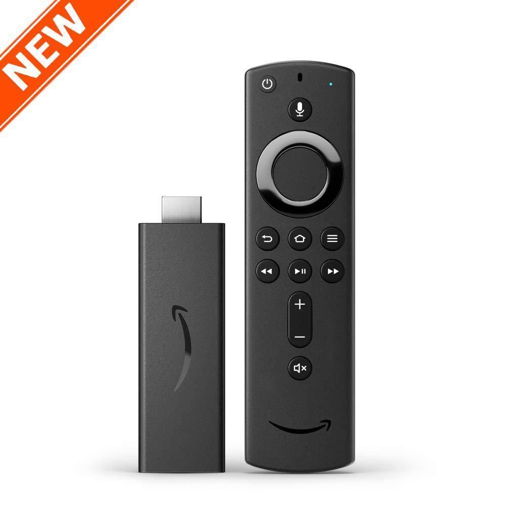 Fire TV Stick (2020) with Alexa Voice Remote (includes TV controls)-Audio & Home Entertainment-dealsplant