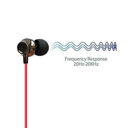 Amkette Ergo Fit E7 in- Ear Earphones Designed for Comfort with Mic and Remote Control (Black)-Earphone-dealsplant