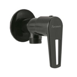 Parryware Angle Valve Shiny Black-Taps & Dies-dealsplant