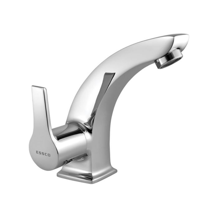 Essco Swan Neck Tap With Left Hand Operating Aspire APR-CHR-101123 - Chrome No Additional Valve Required-Swan Neck Tap-dealsplant