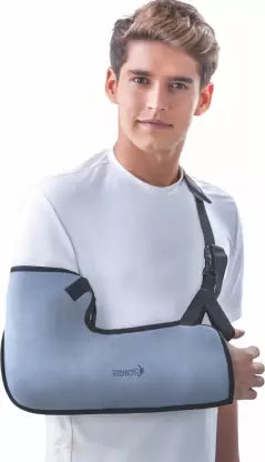 Dyna Arm Sling Pouch Hand Support Grey Small
