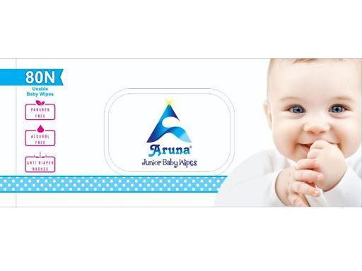 Aruna Junior Baby wipes 80pcs-Health & Personal Care-dealsplant