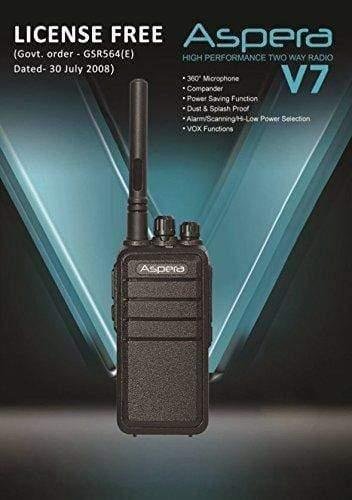 Aspera V7 High Performance Licence-free Walkie Talkie-Everything Else-dealsplant