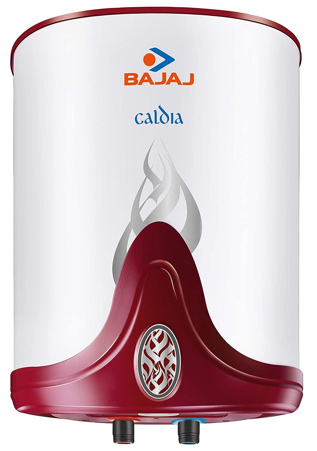 Bajaj Caldia Storage 10 Litre Vertical Water Heater (White)