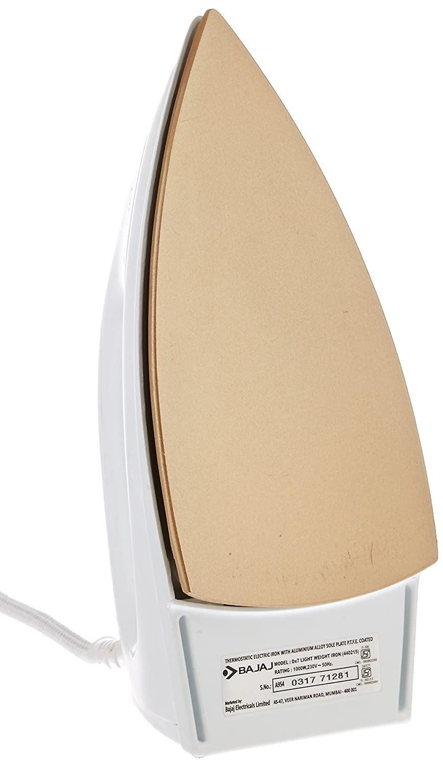 Bajaj DX 7 1000-Watt Dry Iron-Home & Kitchen Appliances-dealsplant