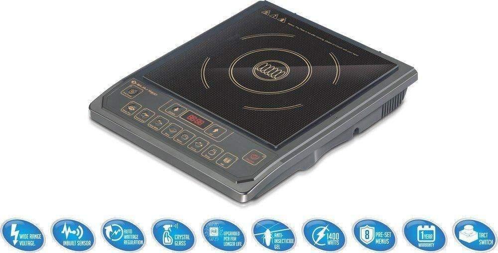 Bajaj Majesty ICX 3 1400-Watt Induction Cooker (Black)-Home & Kitchen Appliances-dealsplant