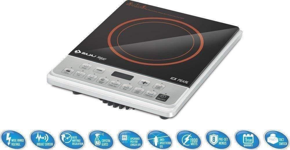Bajaj Majesty ICX Pearl Induction Cooker-Home & Kitchen Appliances-dealsplant