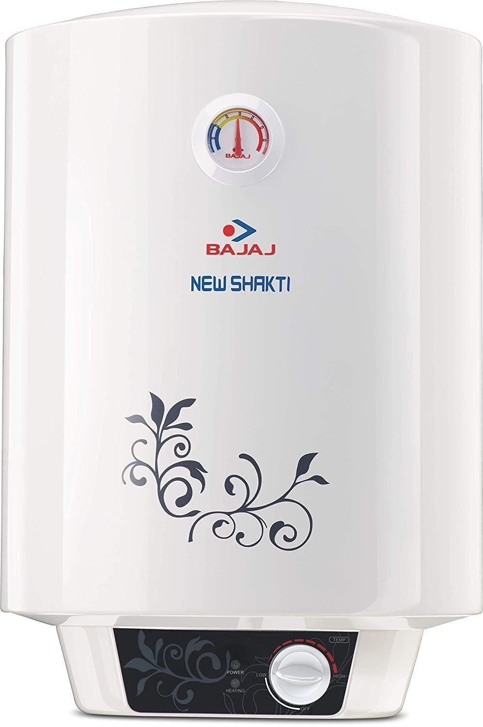 BAJAJ NEW SHAKTI GLASS LINED 10-LITRE WATER HEATER-Home & Kitchen Appliances-dealsplant