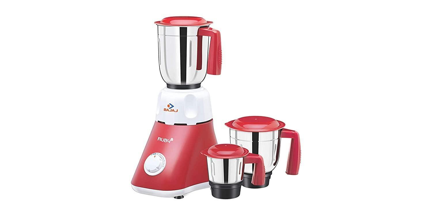 Bajaj Ruby 500-Watt Mixer Grinder with 3 Jars-Home & Kitchen Appliances-dealsplant